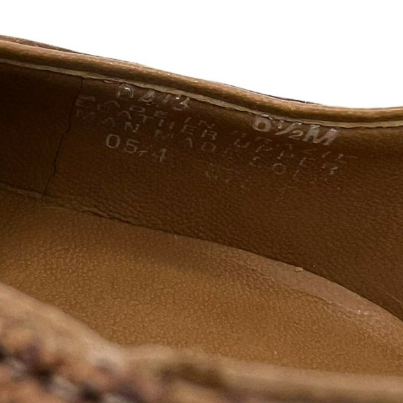 Franco Sarto brown leather upper streak snake print stiletto high heel size  6.5 - Picture 8 of 8